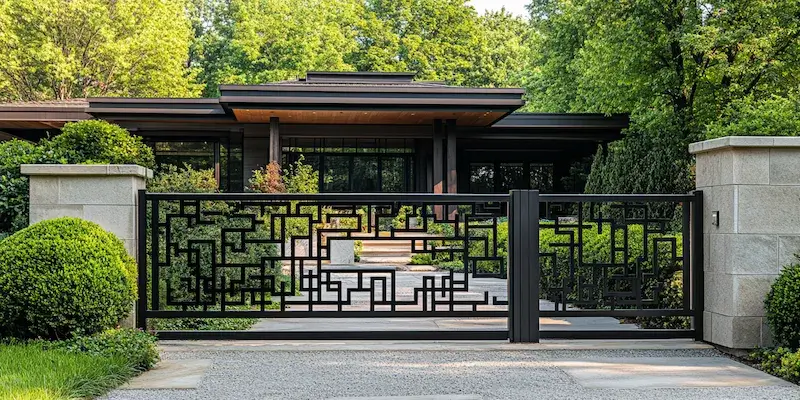 Alu Sichtschutzzaun aus Polen