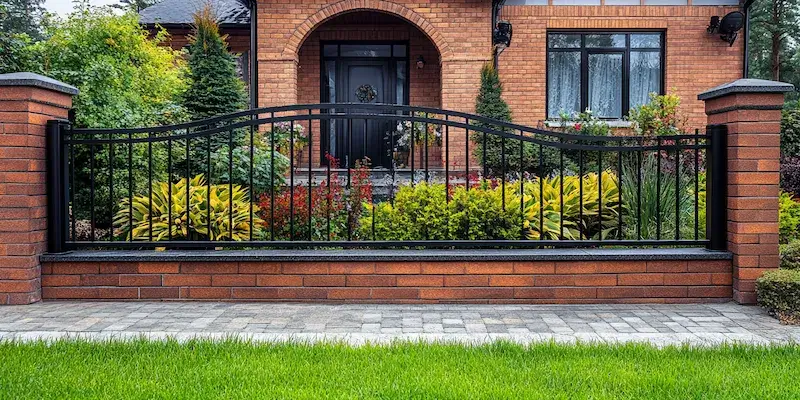 Alu Zäune aus Polen mit Montage