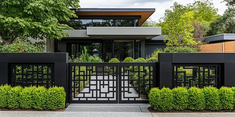 Alu Zäune aus Polen