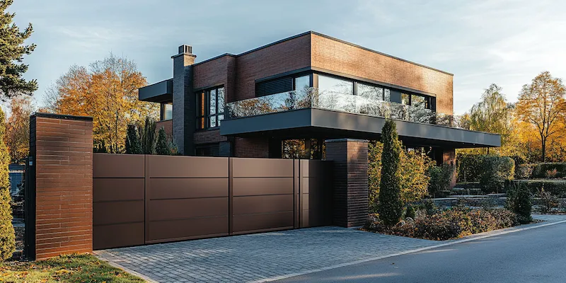 Zaun aus Polen mit Montage