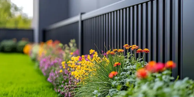 Metallzaun aus Polen mit Montage