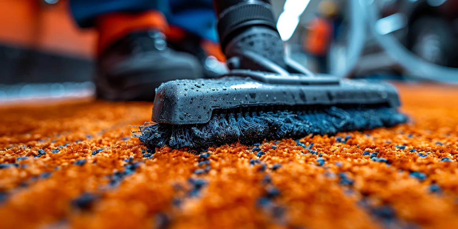 Wszechobecne plamy na wykładzinie biurowej